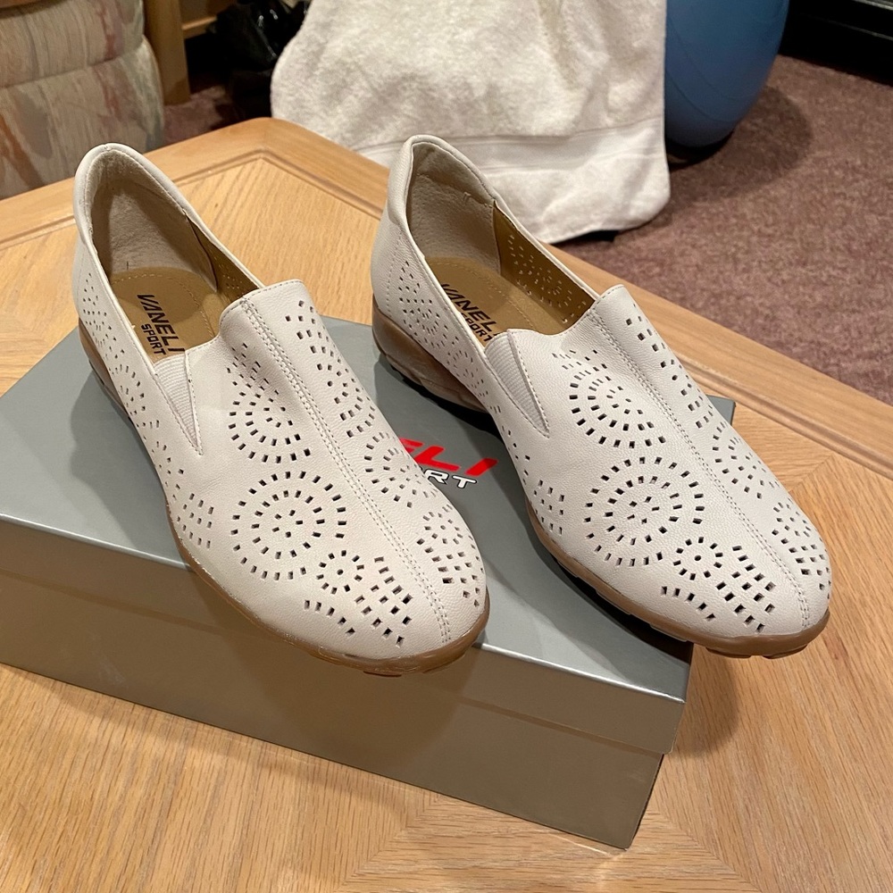 VANELI Sport- White Loafers